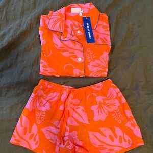 NWT: Sleepy Jones Paloma Pajama Set in Aloha Floral